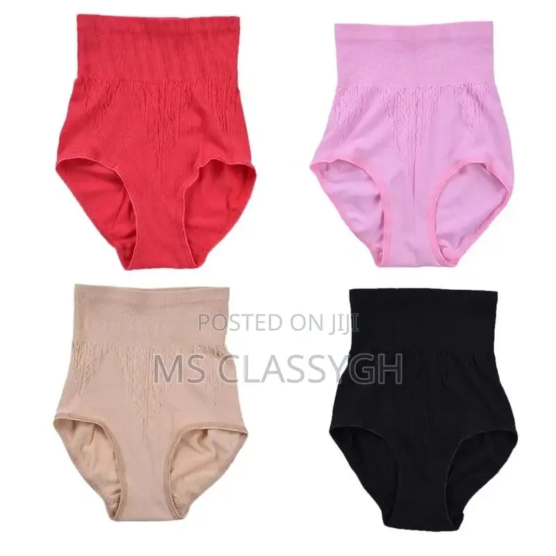 High Waist Belly Pants Shorts Postpartum Underwear Panties S