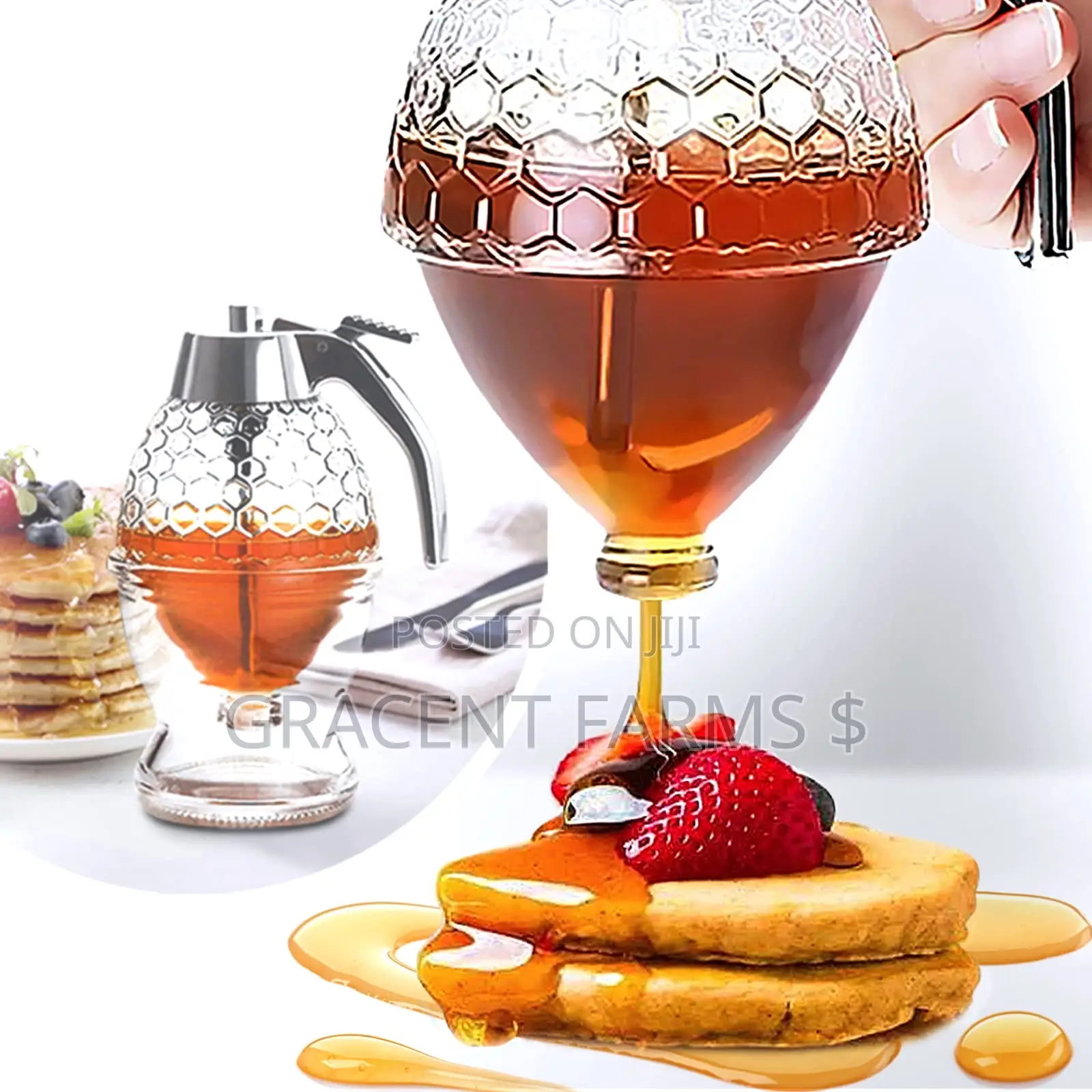 200ml Drip-Free Acrylic Honey Dispenser