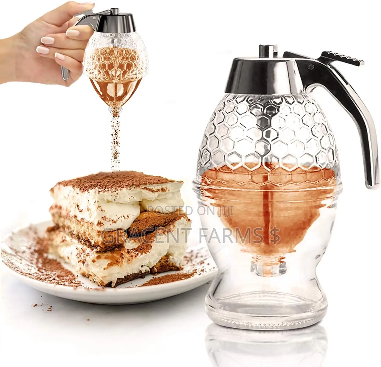 200ml Drip-Free Acrylic Honey Dispenser