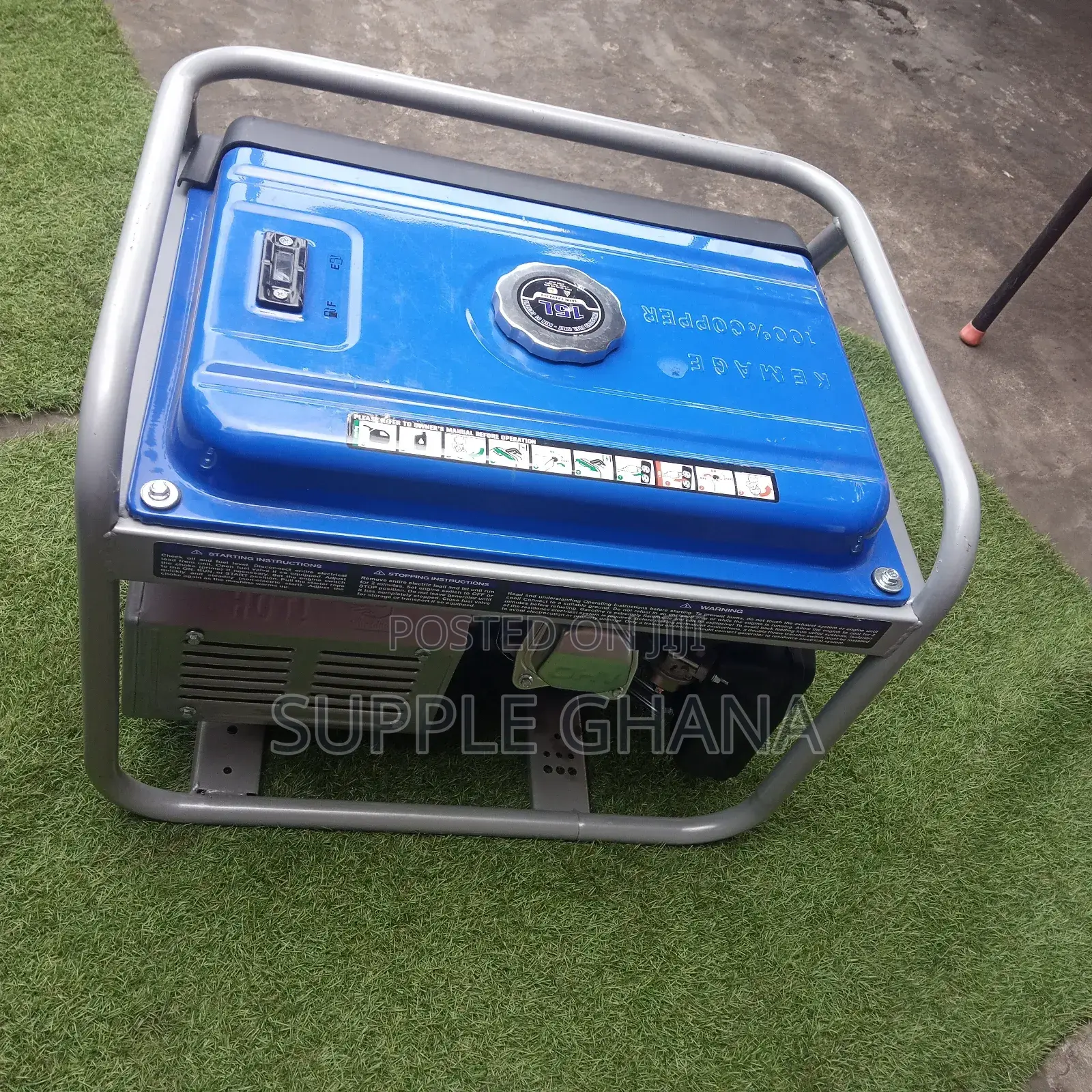 Gasoline Petrol Generator 7.0kva Kemage EC8000VE_C Quality