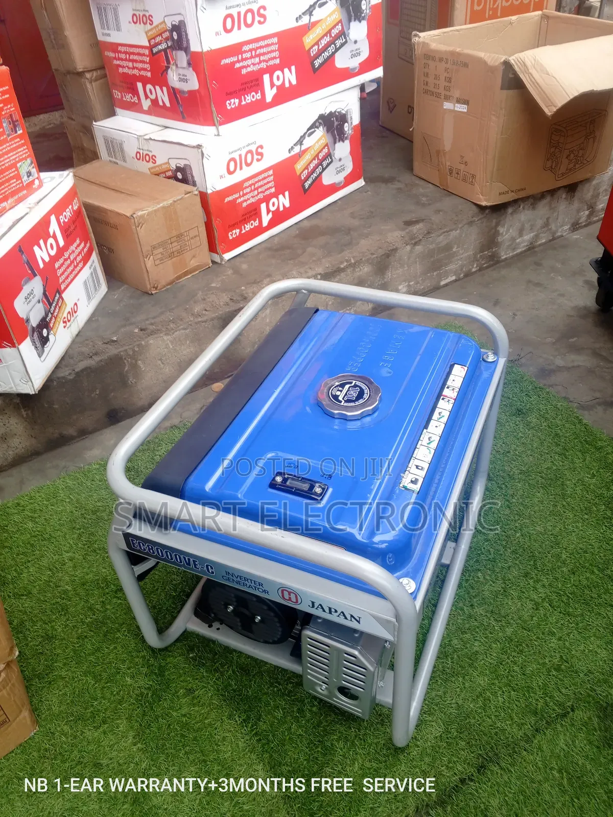 100% Cooper Kemage Generator Silent Petrol 7.0kw 8000W Pull