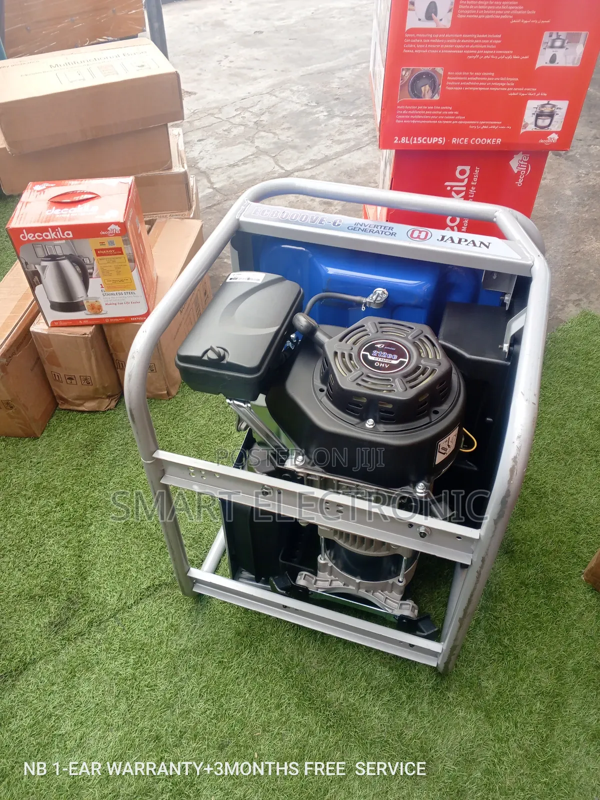 Generator Silent Petrol 7.0kw 8000W Pull 100% Copper Kemage
