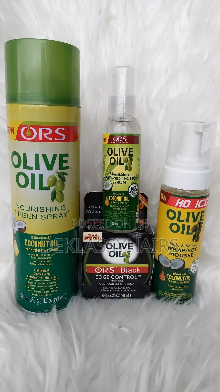 Olive Oil Styling Hair Set