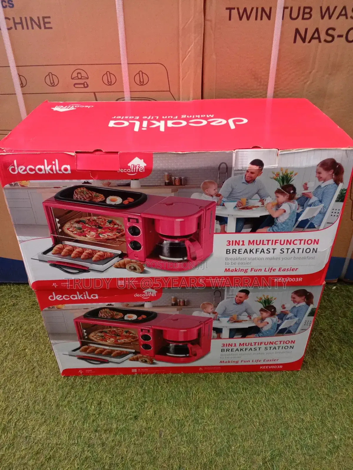 Decakila 1050watts Multifunction Breakfast Station