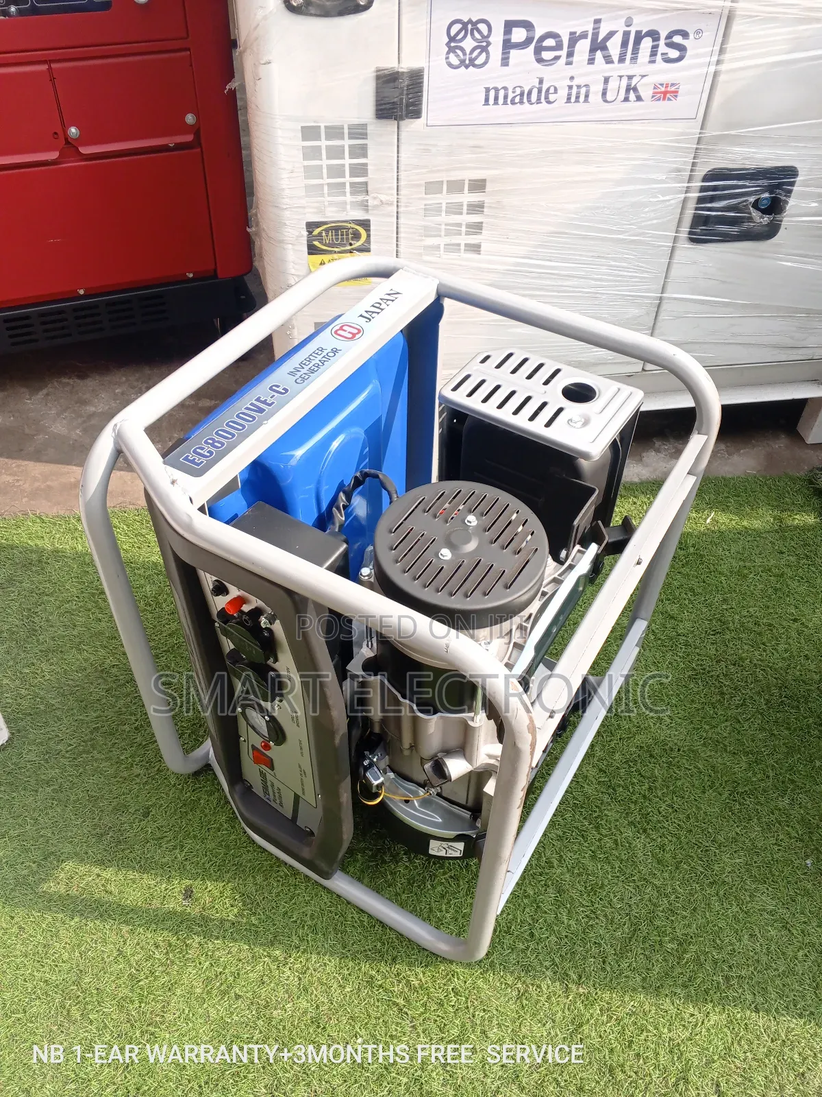 Kemage Geneset Silent 7kva 8000W Petrol Pullstart Japan Made