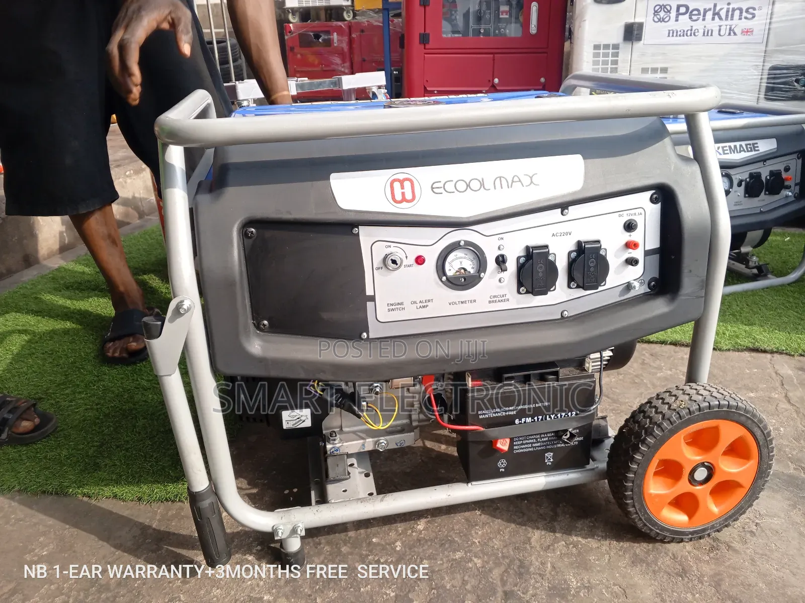 Ecoolmax Generator Silent Petrol 12kva 14000W Key Start