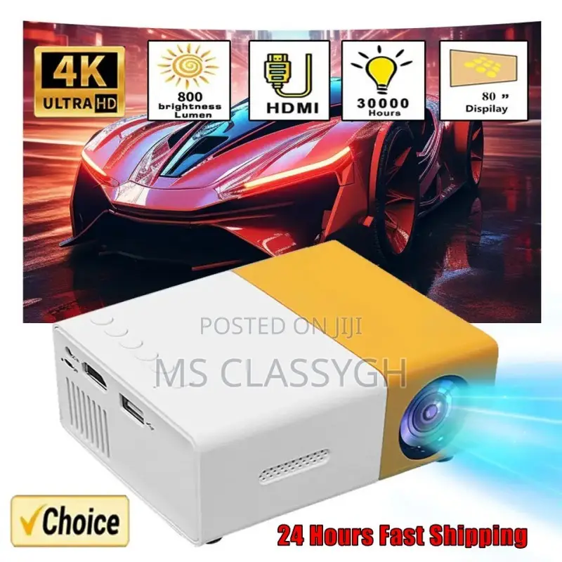 Yg300 Mini Projector 1080p Hd Projector Manual Zoom Smartpho