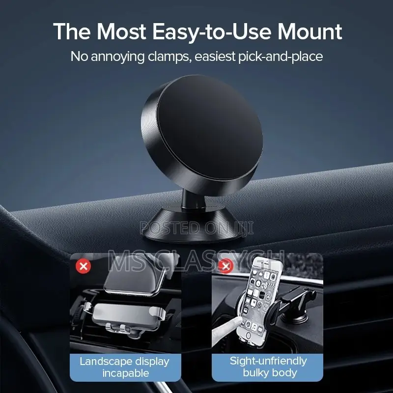 Magnetic Car Phone Holder Mobile Cell Phone Holder Stand Mag