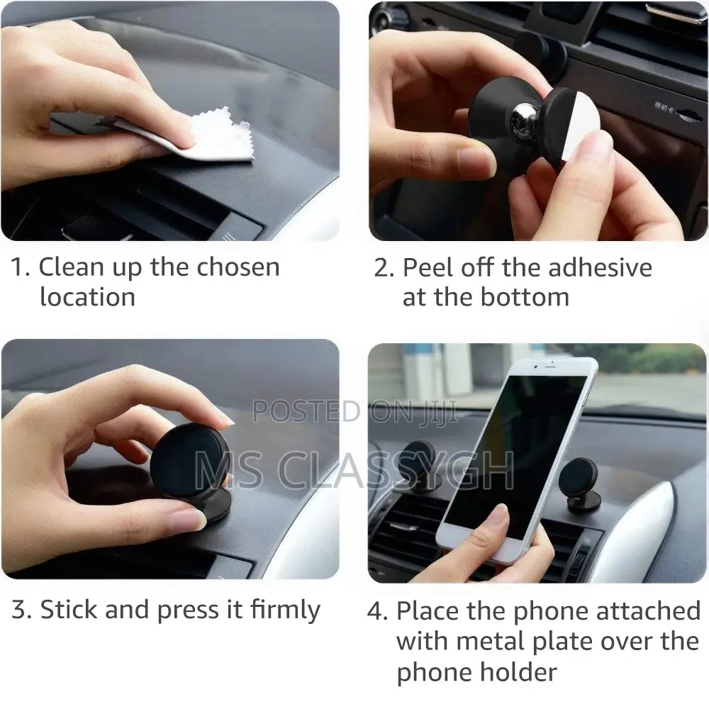 Magnetic Car Phone Holder Mobile Cell Phone Holder Stand Mag