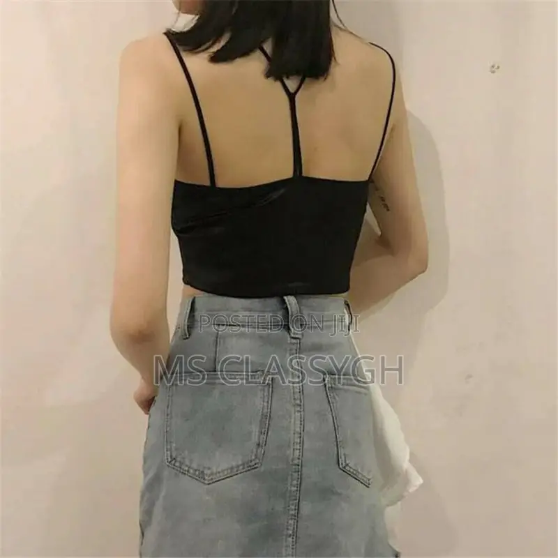 Crop Top Casual Strap Vests Wrap Chest Underwear Padded Bra