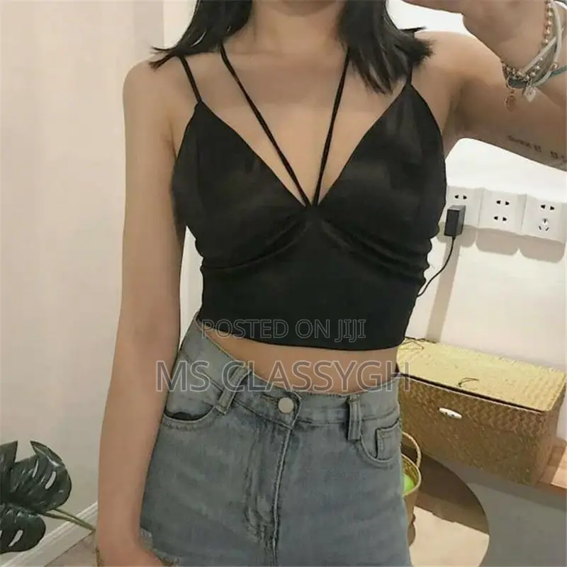 Crop Top Casual Strap Vests Wrap Chest Underwear Padded Bra