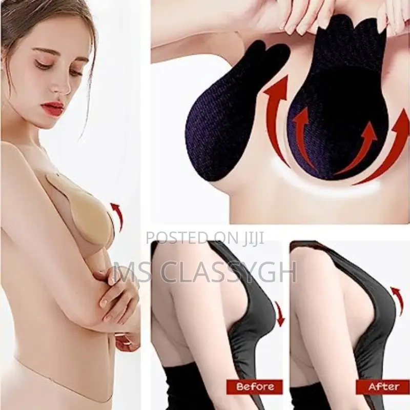 Self Adhesive Silicone Push Up Bra for Women, Invisible Stra