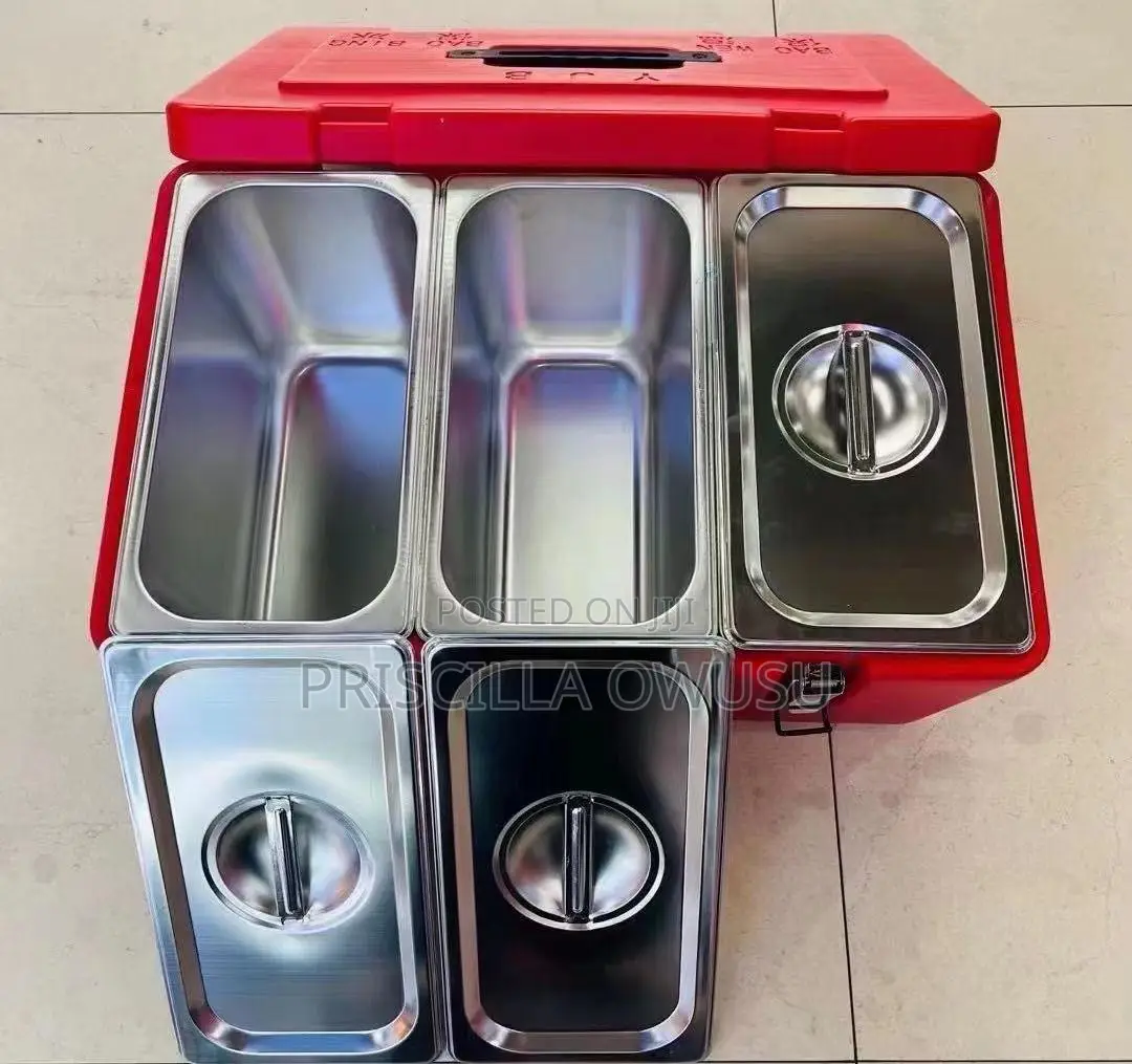 3 Set Food Warmers/ Ice Chests With Compartments