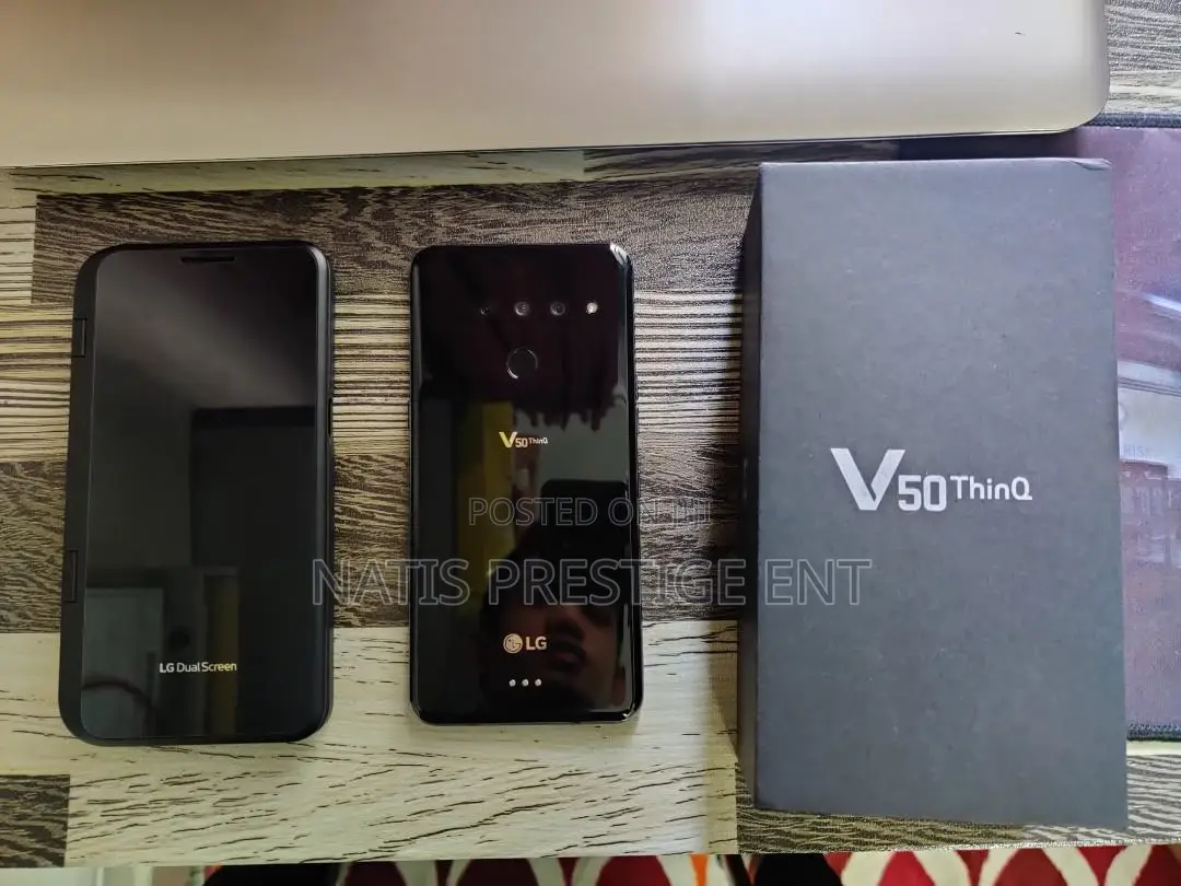 New LG V50 ThinQ 5G 128 GB Black