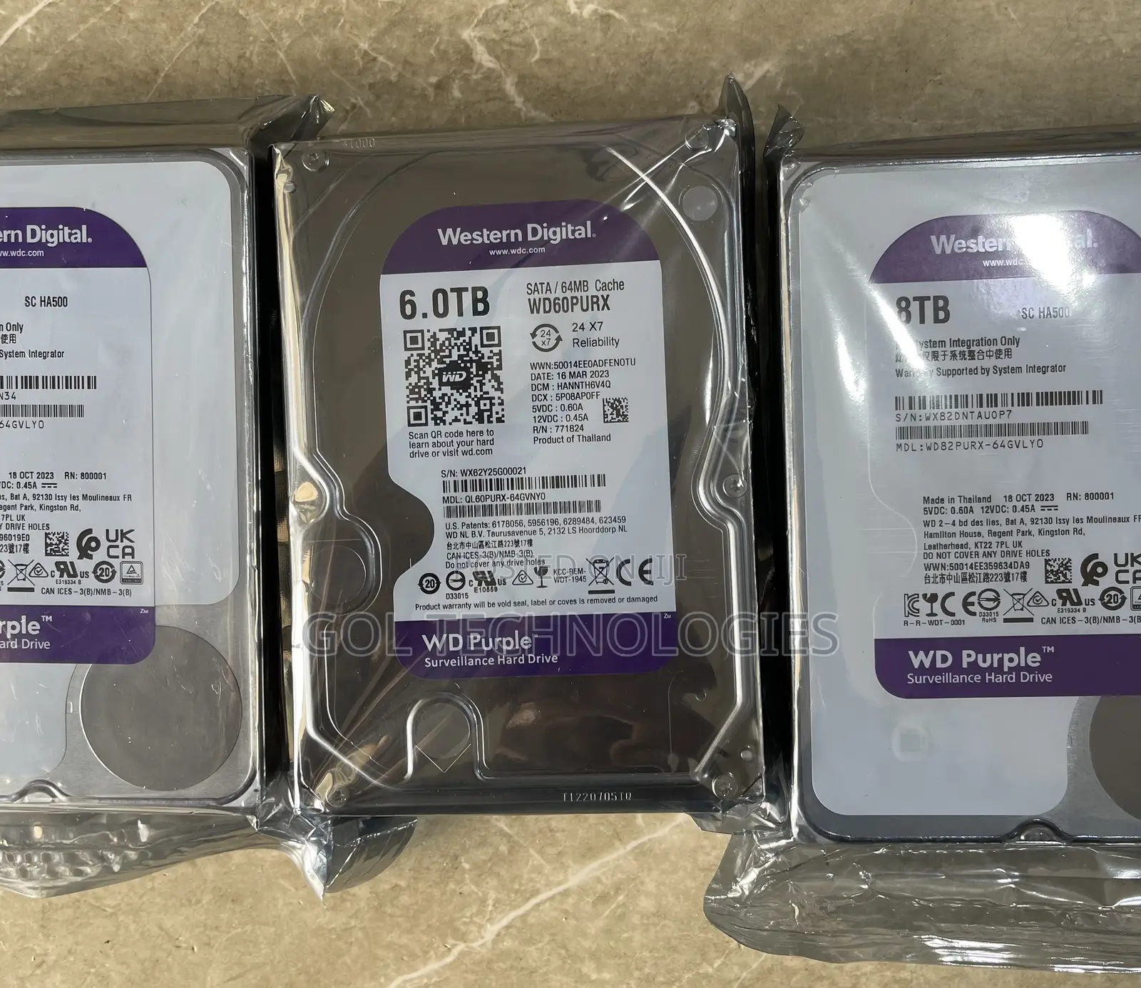 6tb Hard Drive Wd Purple Surveillance HDD Original