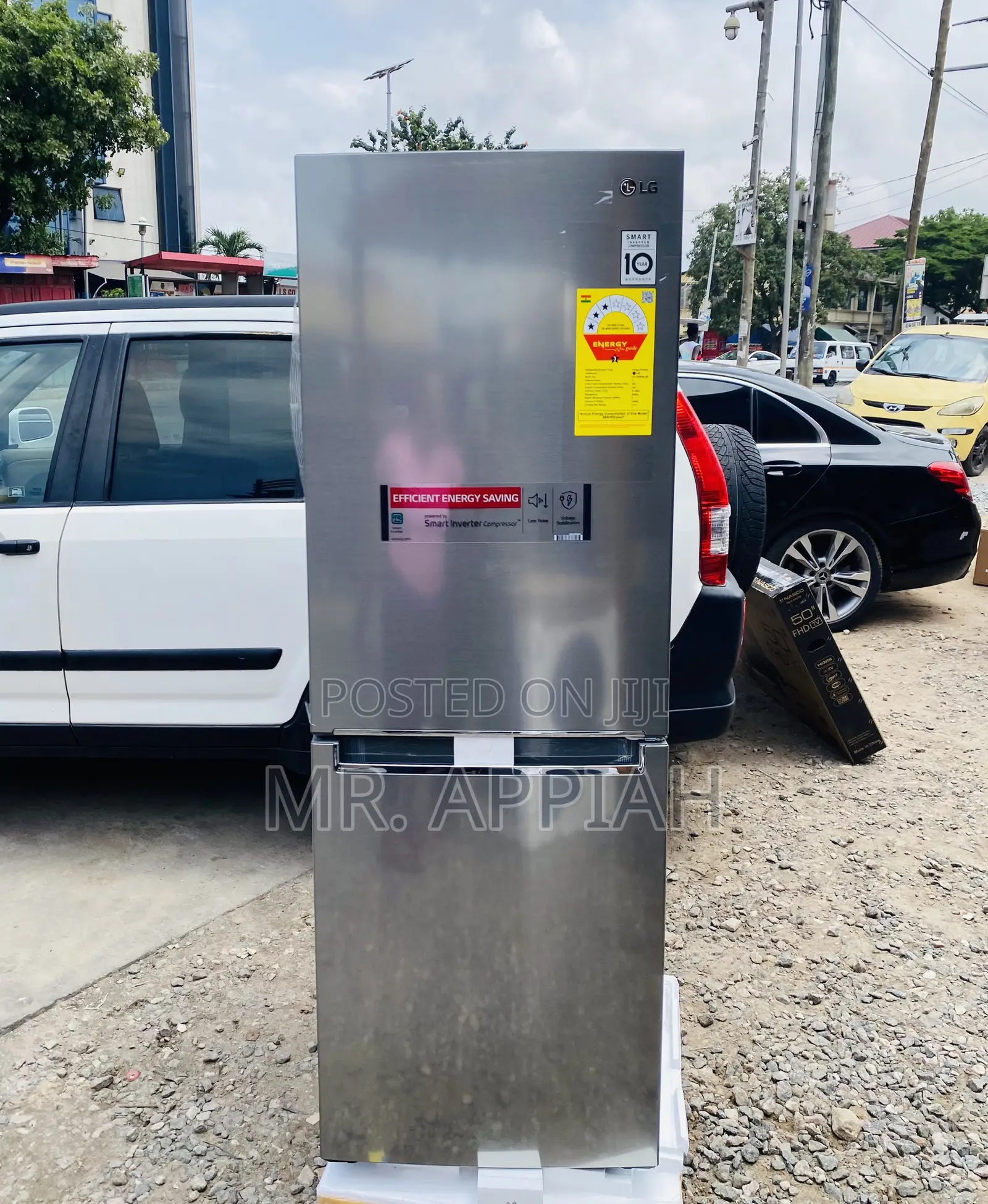 Shop LG GC-B399NLJM Bottom Freezer Electric Fridge 