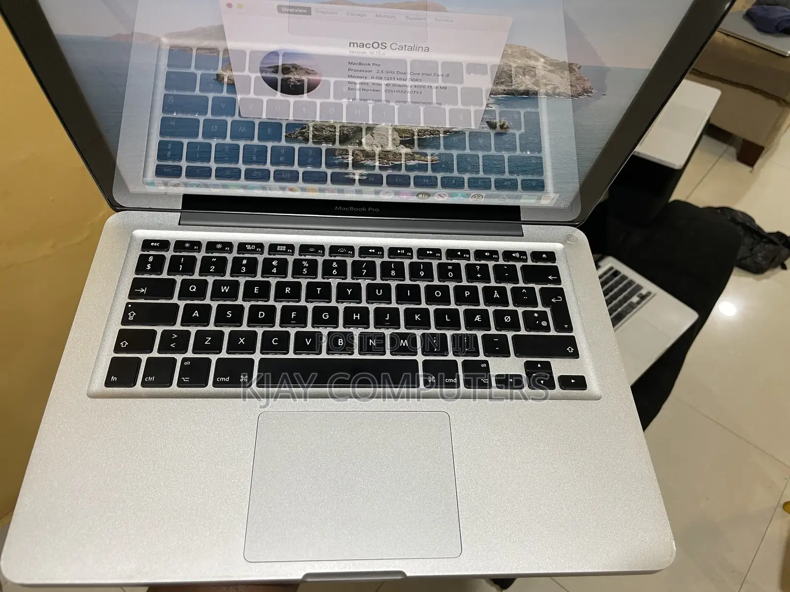 Laptop Apple MacBook Pro 2012 8GB Intel Core I5 HDD 500GB