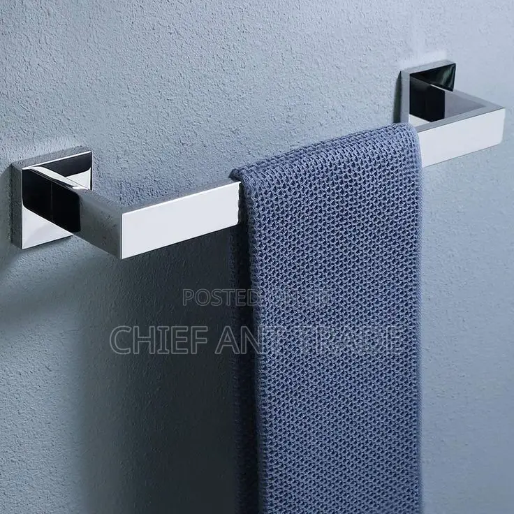 Towel Rod / Hanger. Gj6801 Silver.