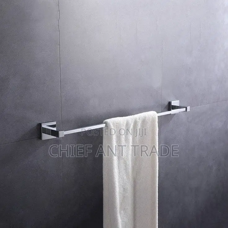 Towel Rod / Hanger. Gj6801 Silver.