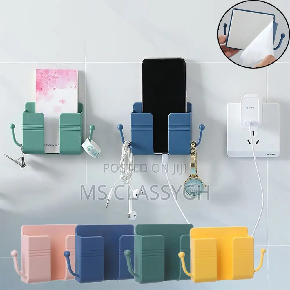 Wall-Mounted Storage Box Multifunctional Punch-Free Mobile P