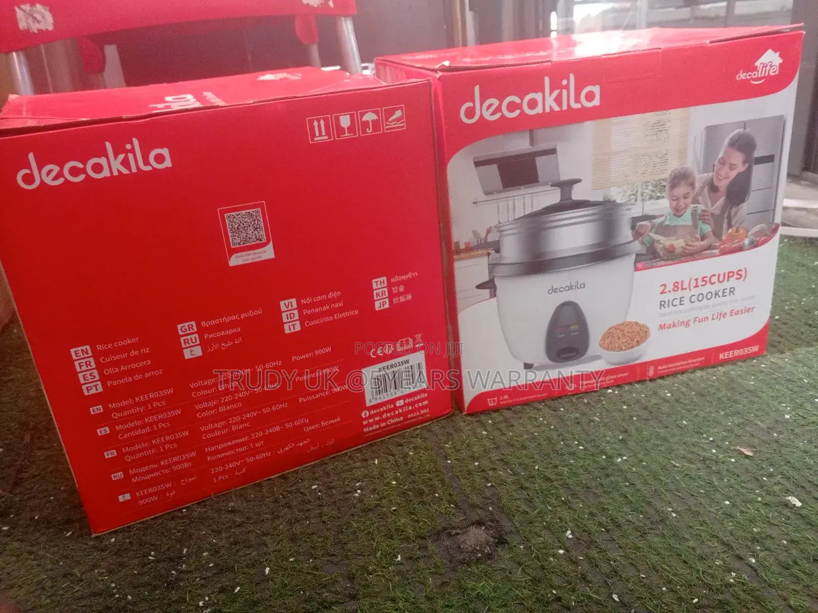 Decakila 2.8liters Rice Cooker 900watts