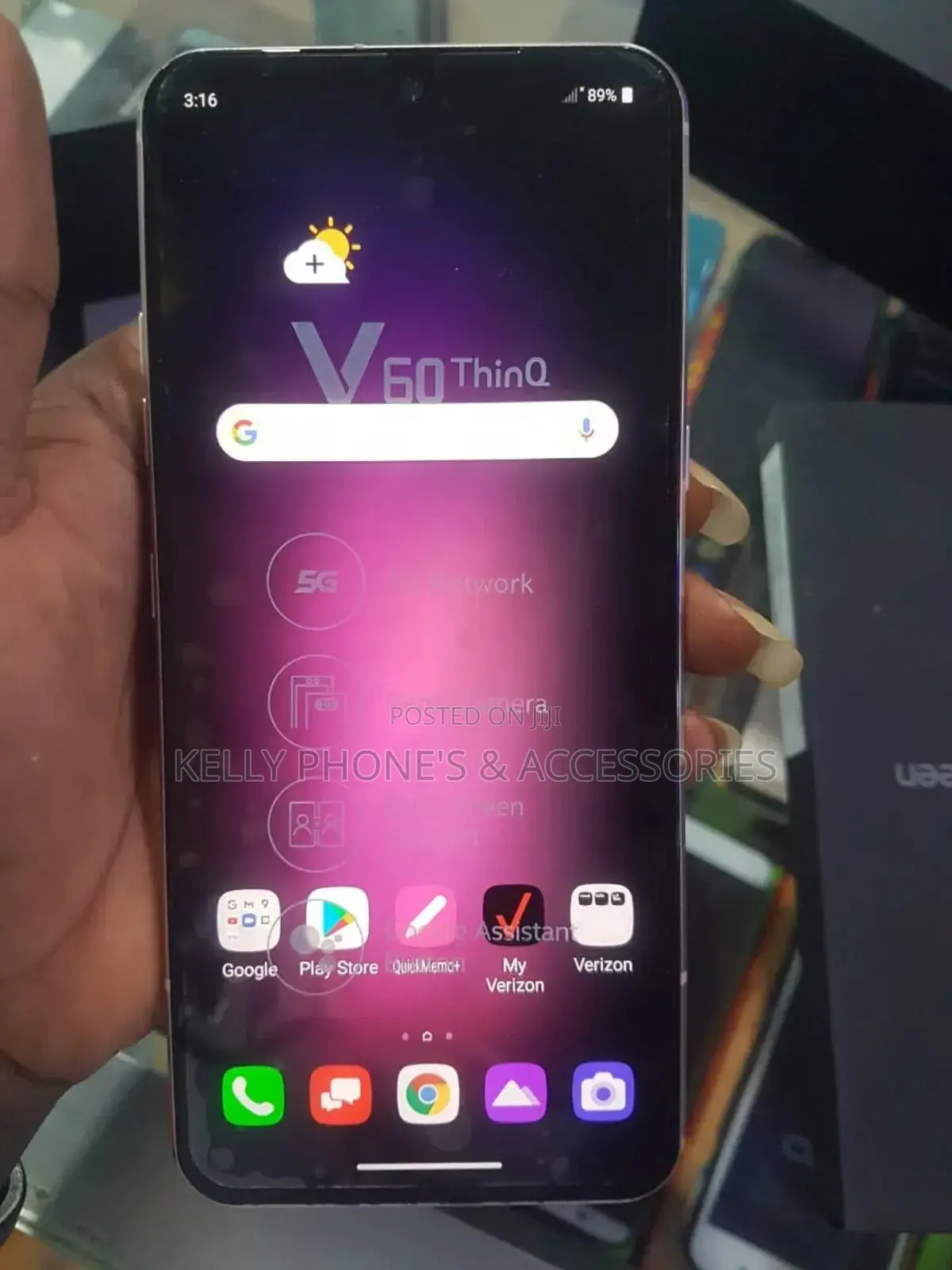 New LG V60 ThinQ 128 GB Blue