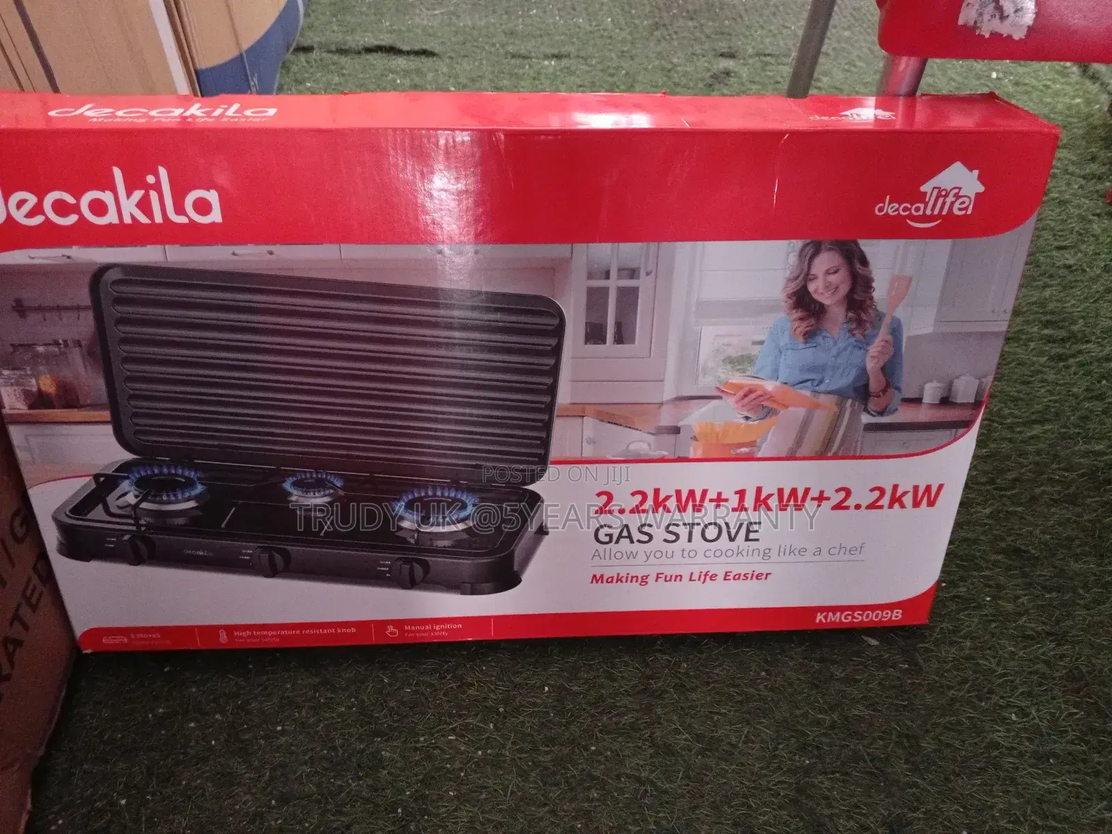 Decakila Gas Stove 3set Gas Cooker