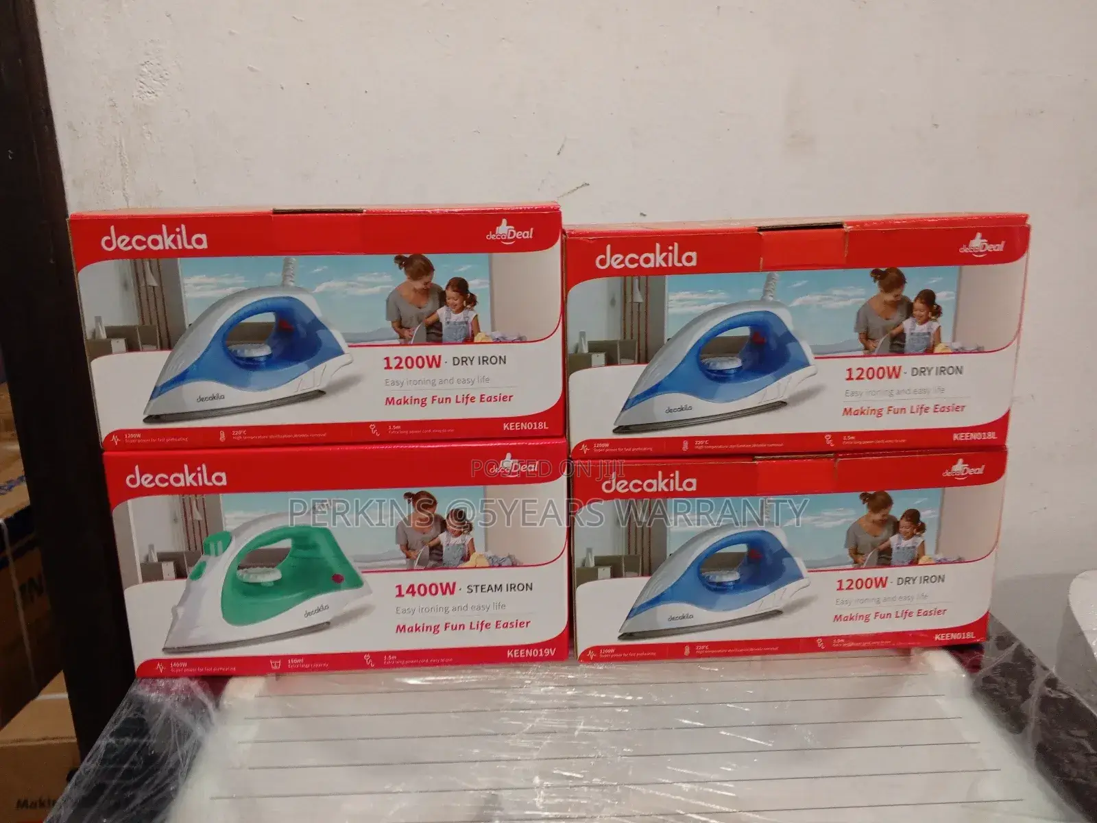 Quality Brand New Steam Iron 12000- 14000watts