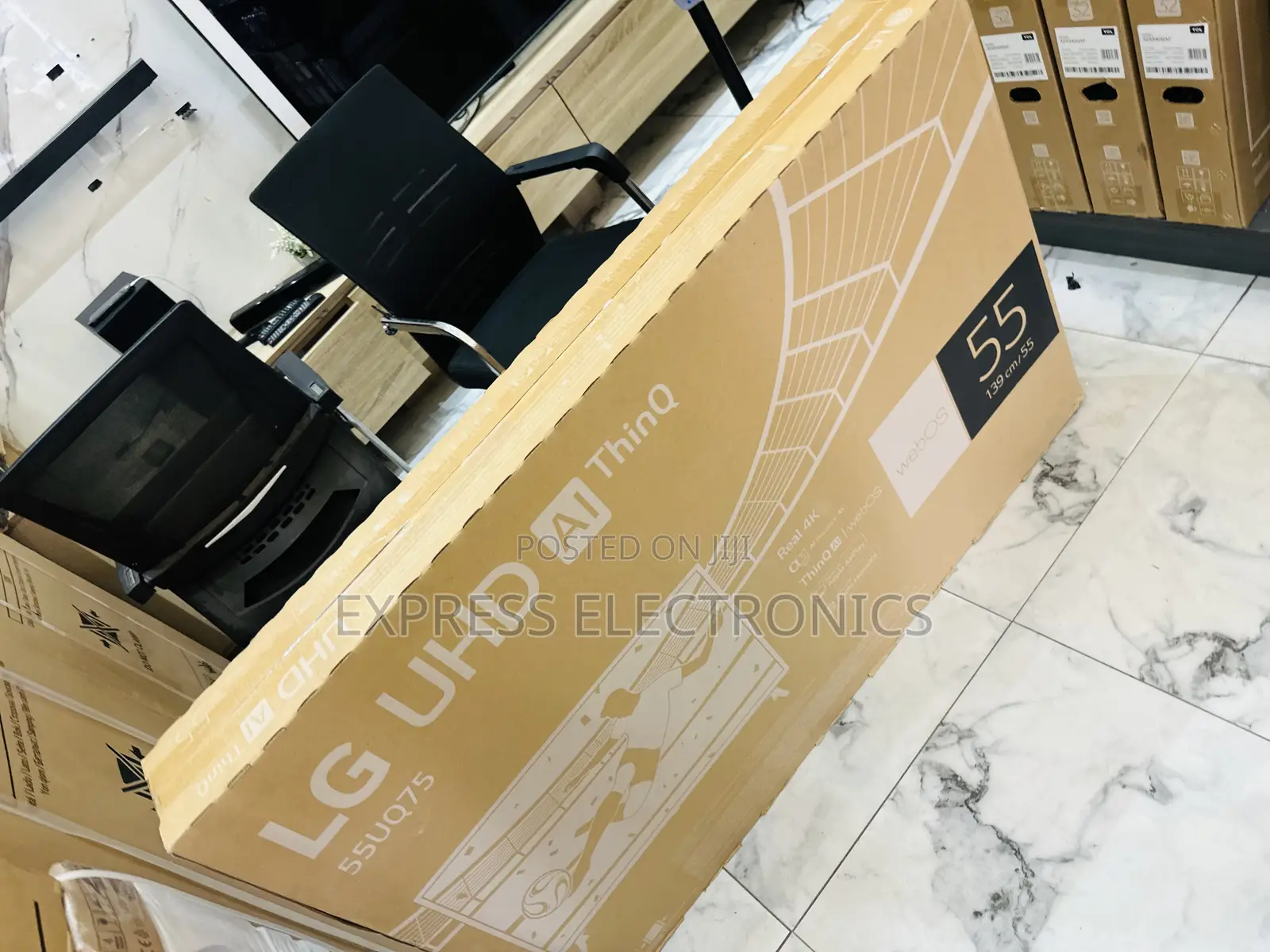 Brand New Slim Sleek Uhd Smart Lg 55” Ur73
