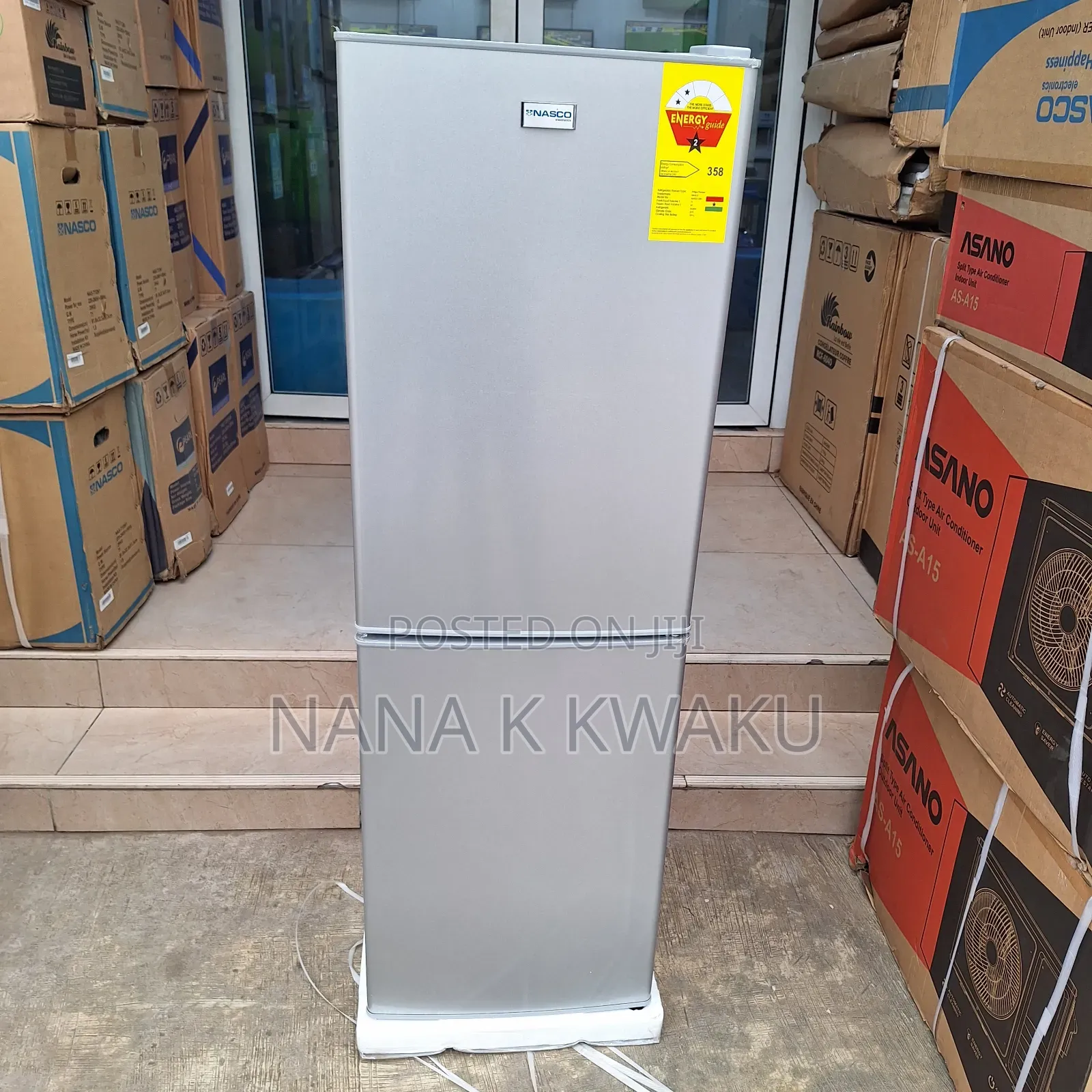 Nasco Nasd2-20 Double Door Fridge_bottom Freezer Available