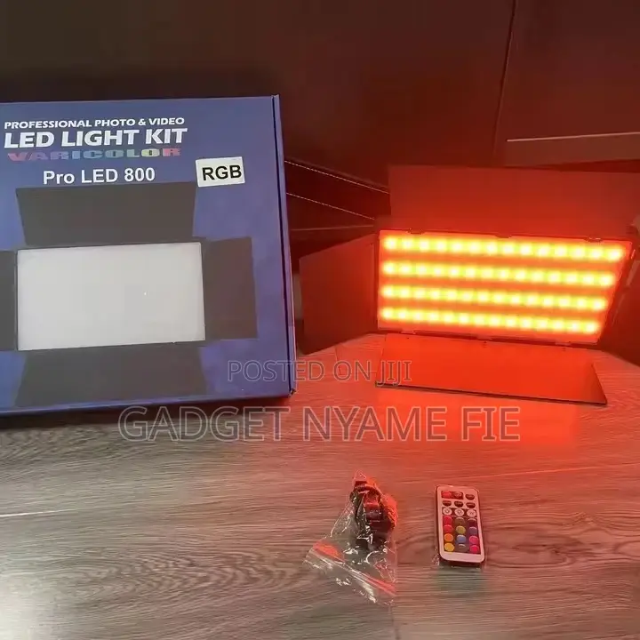 50 Watts Multicolored Studio LED Lights With Battery Charger