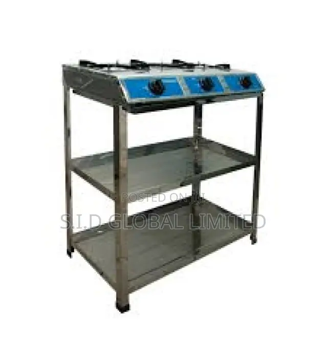 Fabulous Nasco 3 Burner Gas Stove Silver, Nasgs-K332fs
