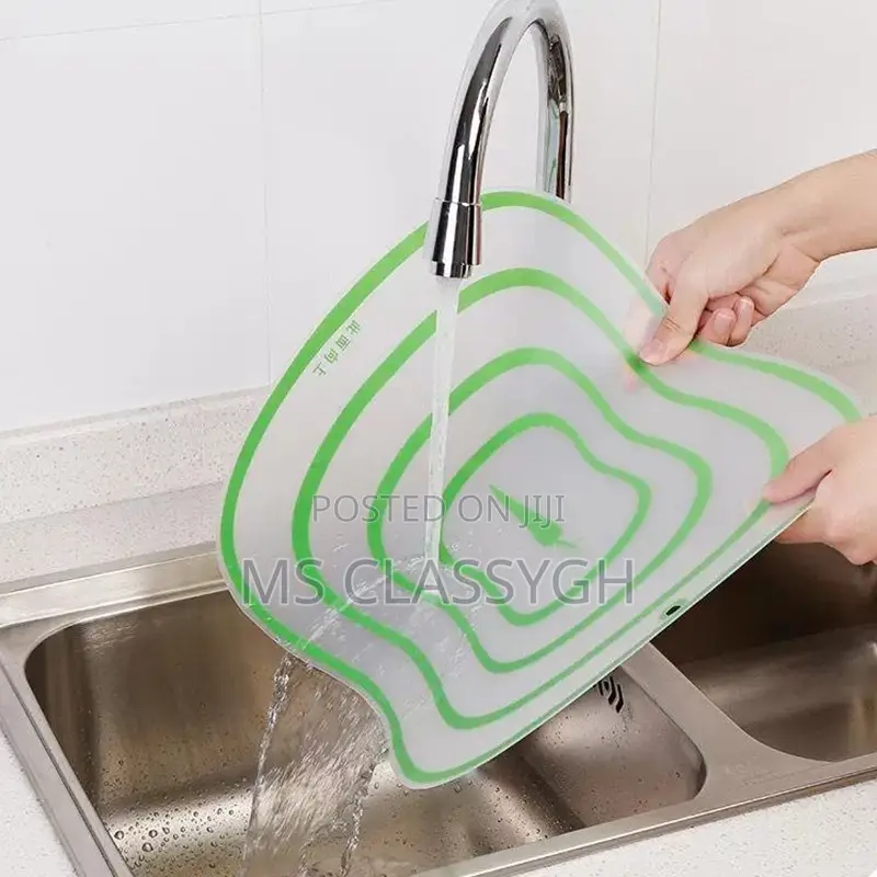 Plastic Transparent Cutting Board Non-Slip Vegetable Meat Cu