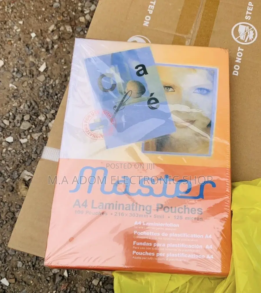 Sealed in Box Master A4 Laminating Film Pouches -100 Pouches
