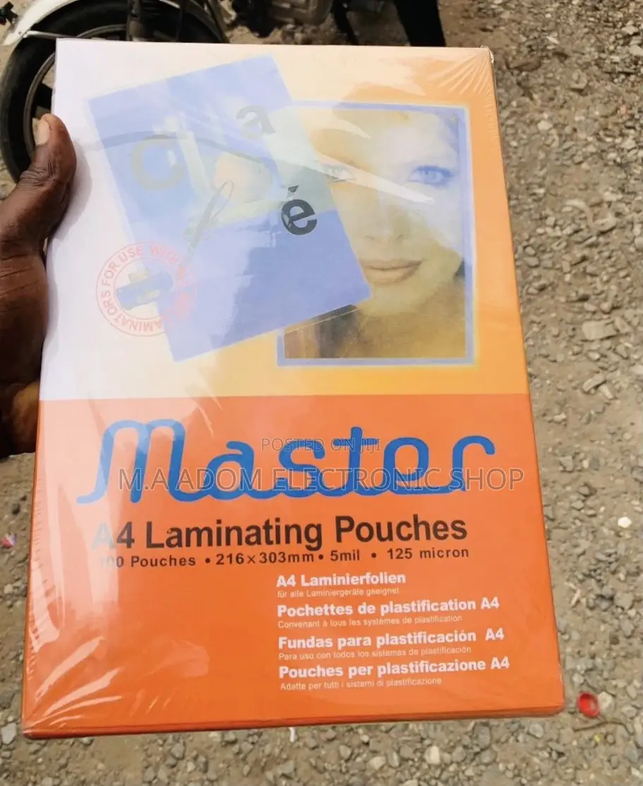 Classic Master A4 Laminating Film Pouches - 100 Pouches
