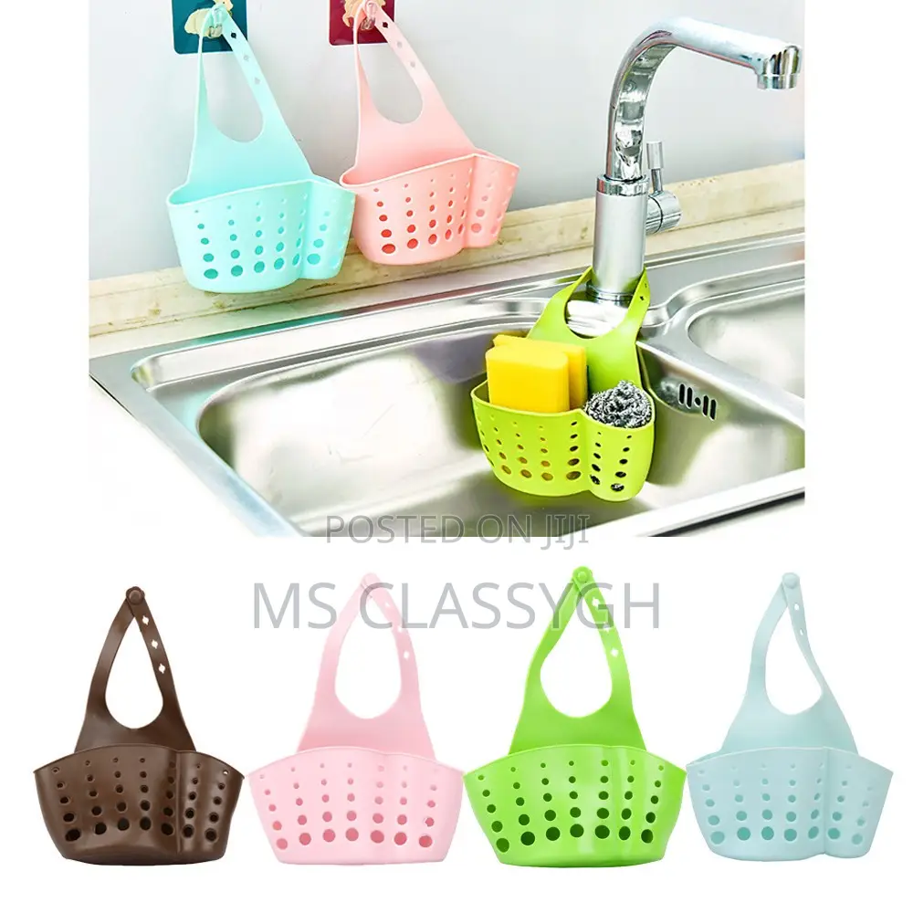 Kitchen Sink Hanging Drain Bag Basket Soap Bath Storage