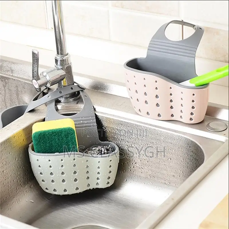 Portable Hanging Kitchen Sink Basket Drain Storage Basket Ba