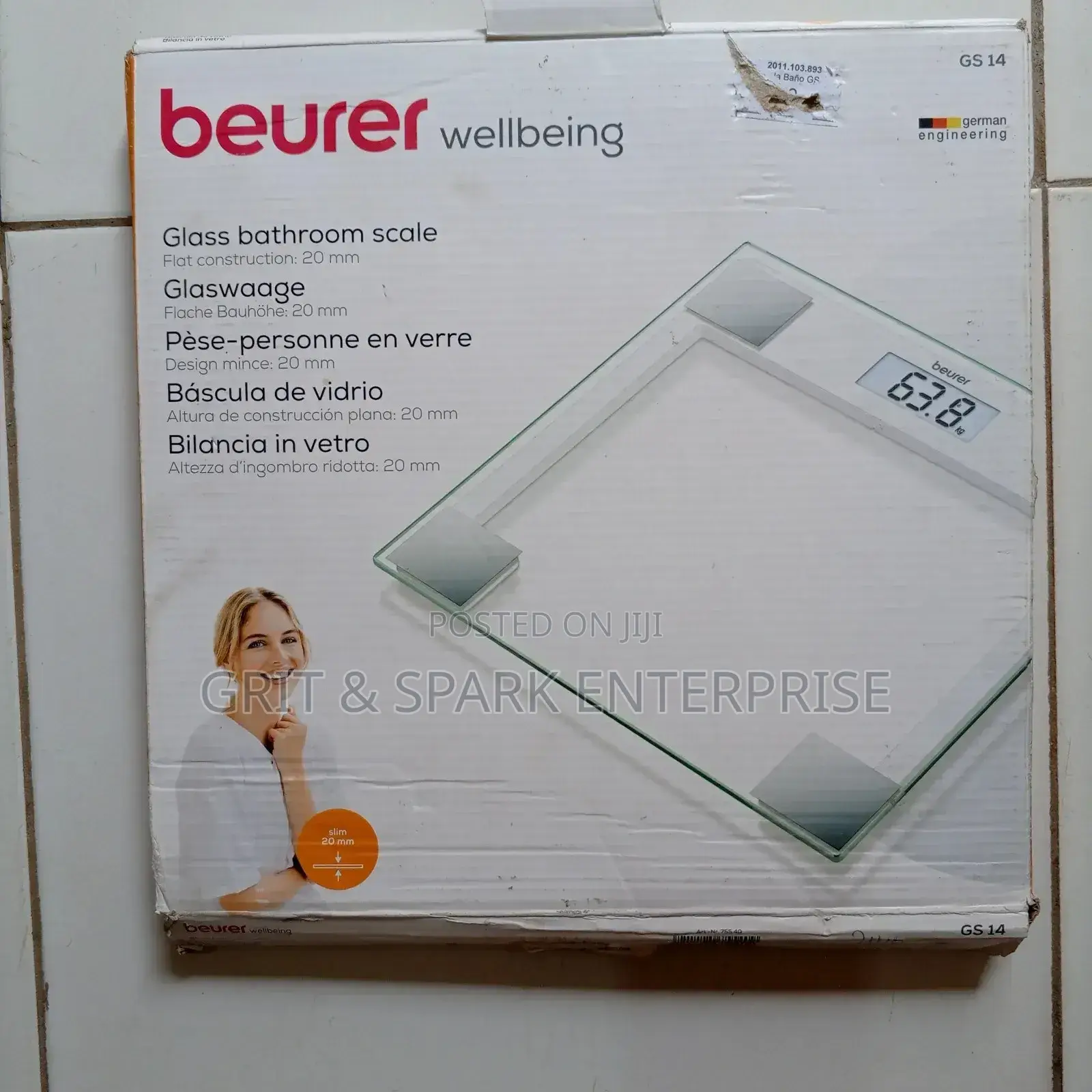 Authentic//Accurate Beauer Digital Bathroom Scale Fm Germany