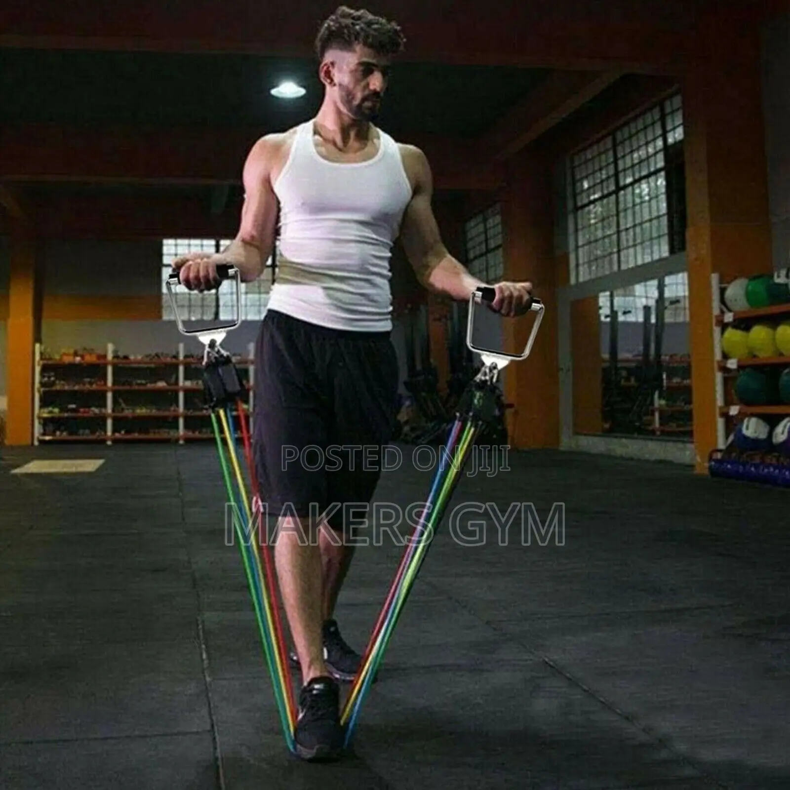 Resistance Bands With (Meta Handle)