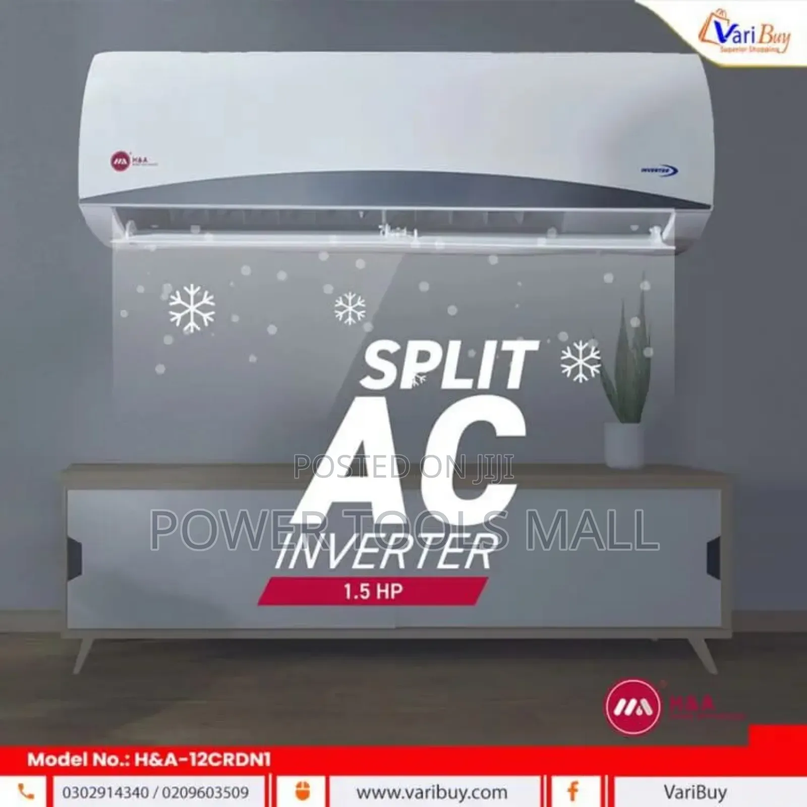H A-12crdn1 Air Conditioner 1.5hp Split Type