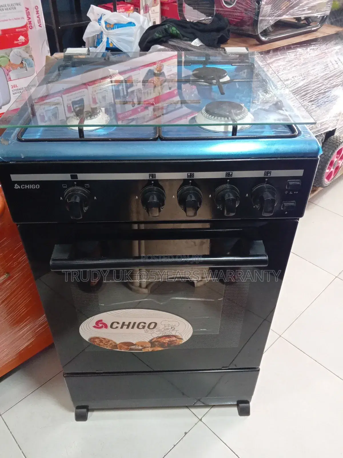 Chigo Gas Cooker Brand 4set Oven Free Standing Oven