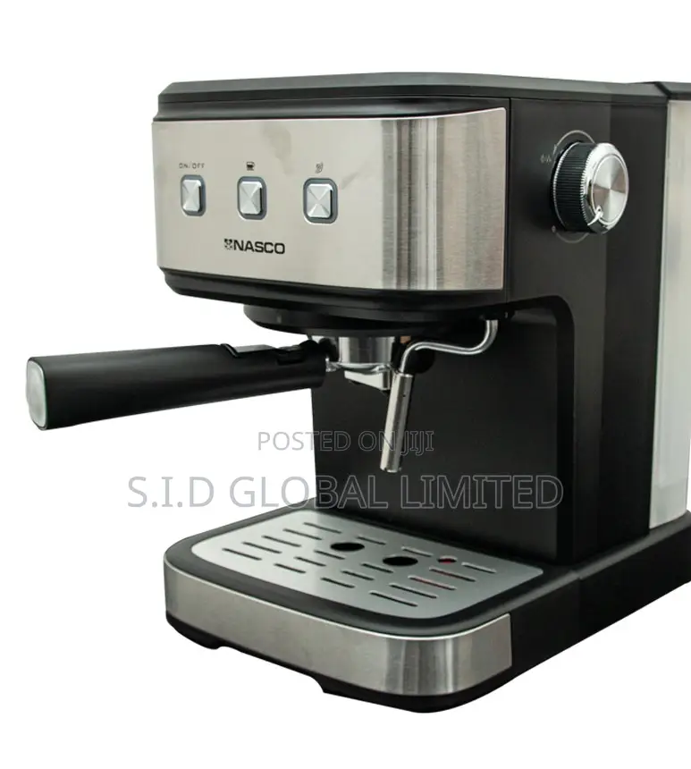 Newest Nasco 1.5 LTRS Espresso Coffee Maker (NAS-CM850GS)
