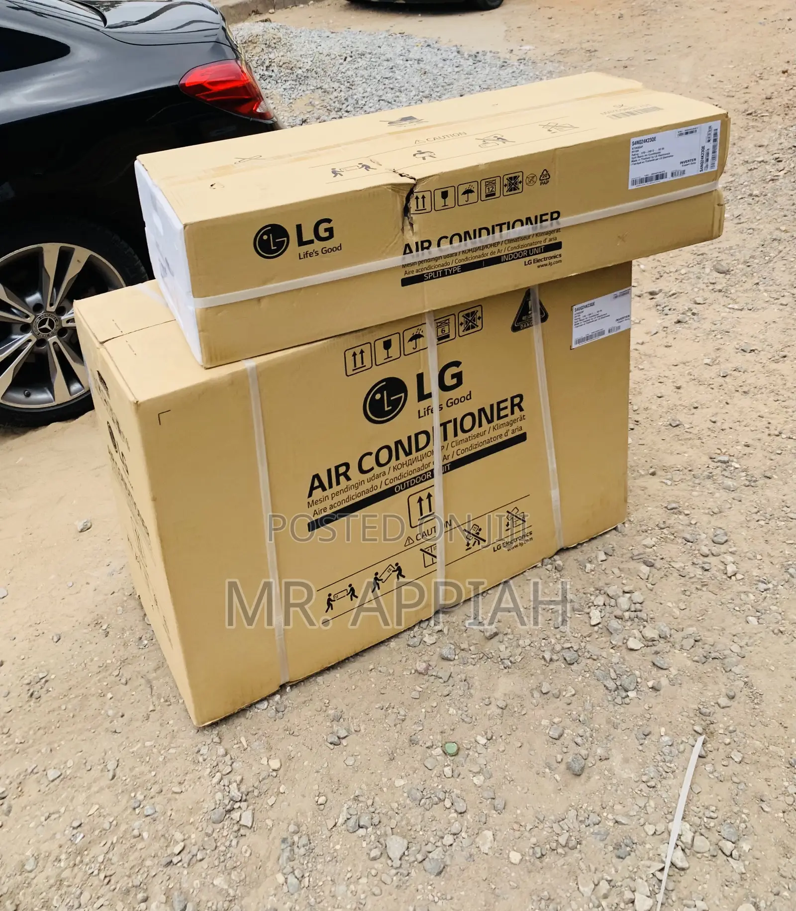 Brand New LG S12ATC 1.5hp R410 Gas Electric Ac(White)