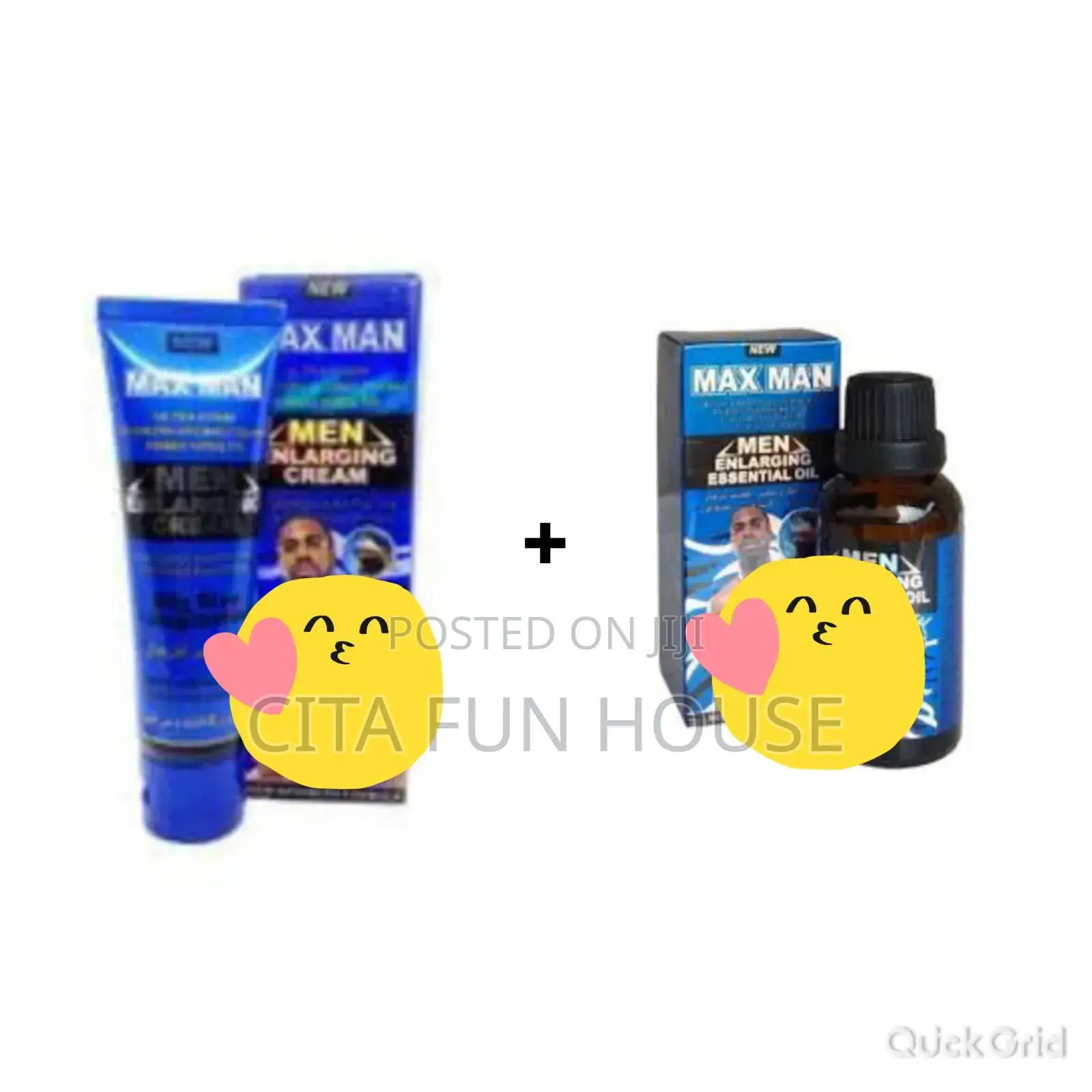 Maxman Penis Enlargement Cream + Oil