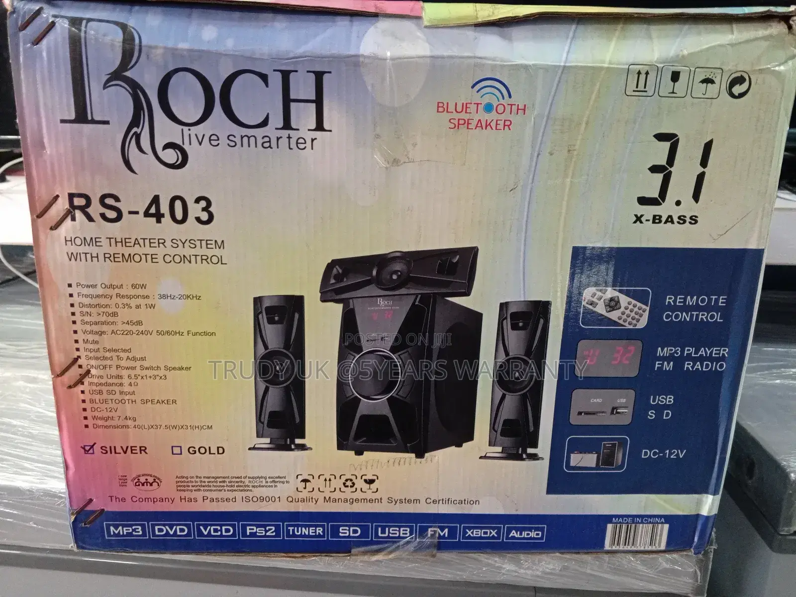 Affordable Quality Brand New Home Theater System RS 403
