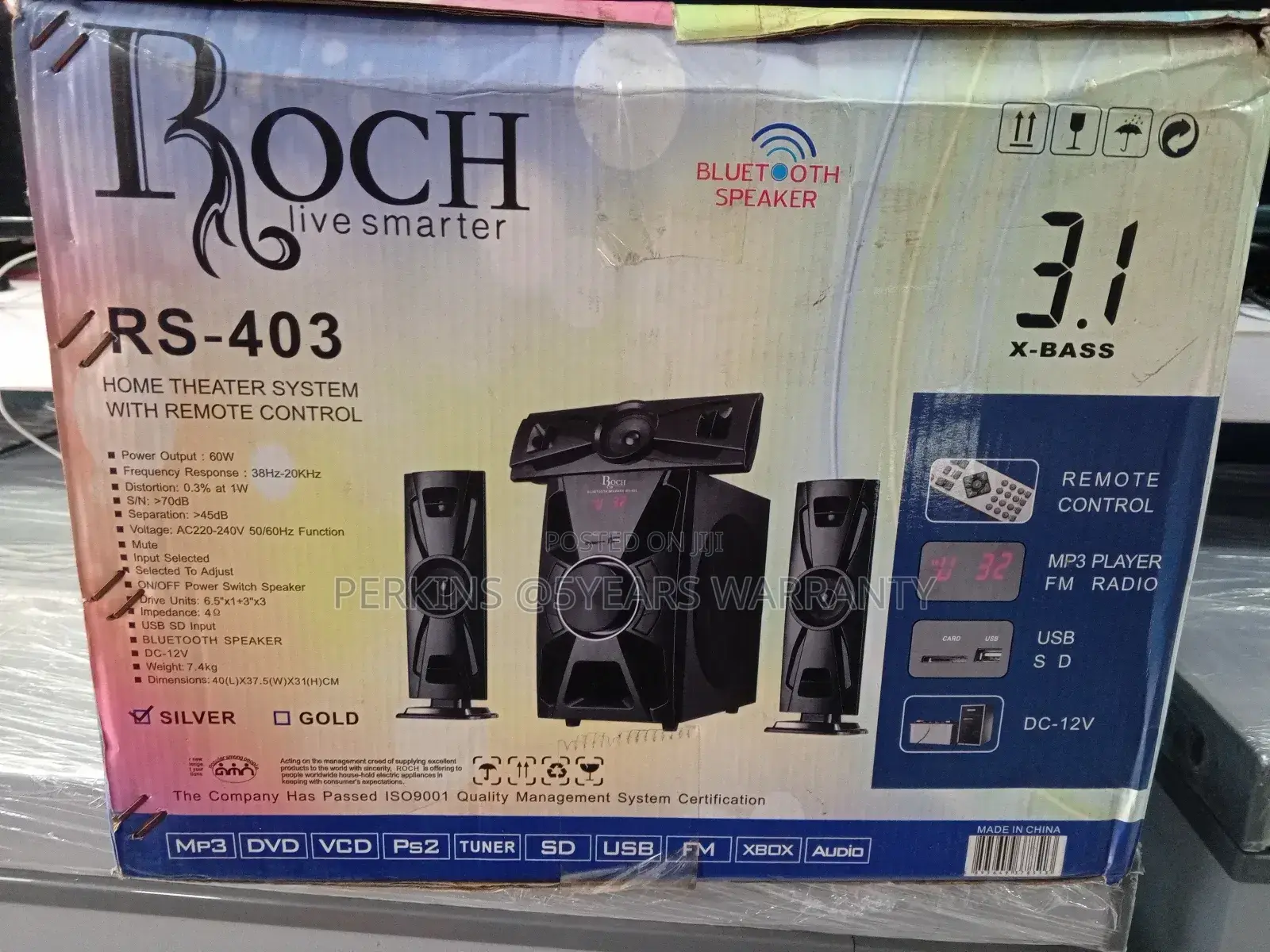 Affordable Quality Brand New Home Theater System RS 403