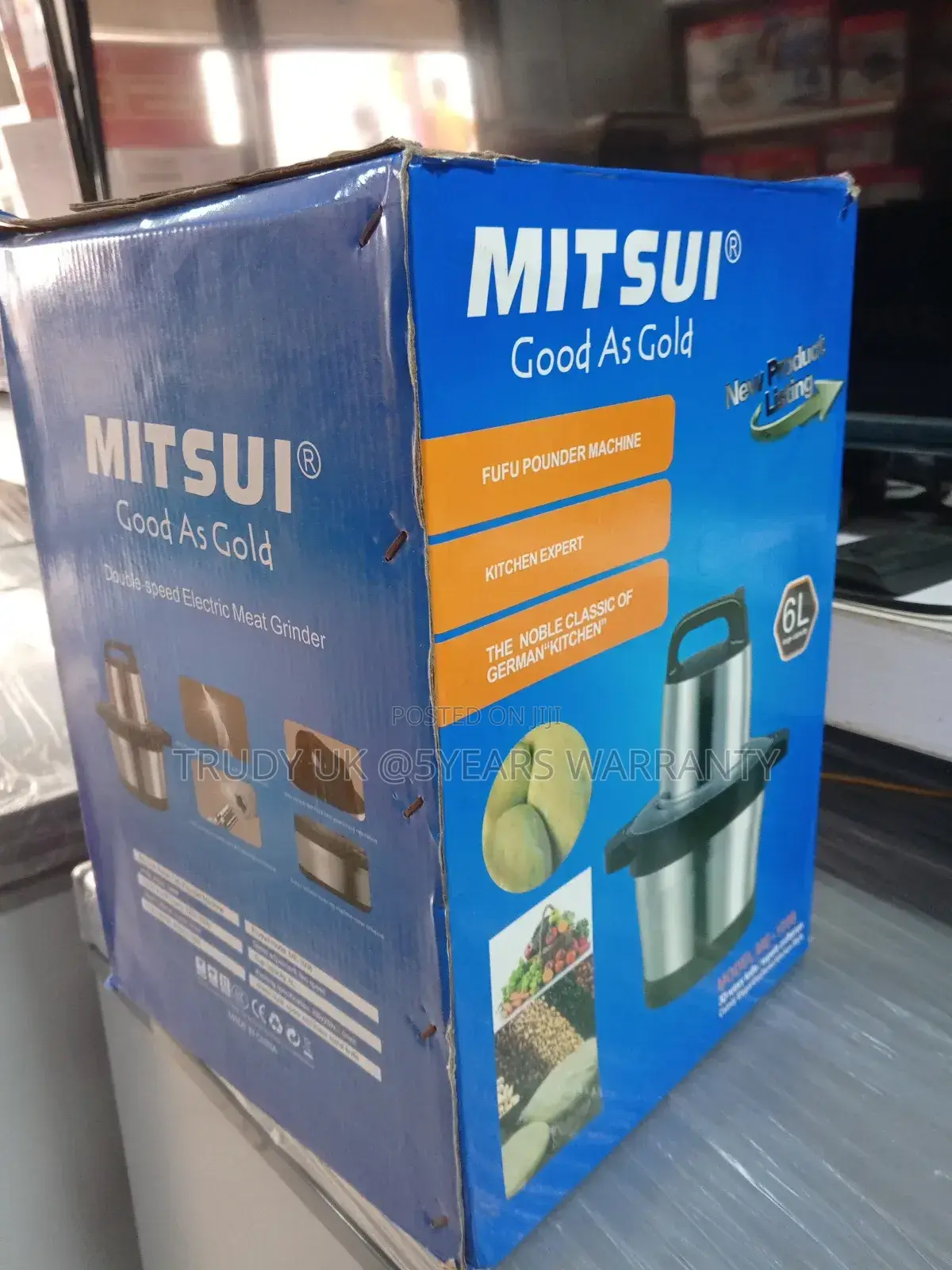Stainless Steel 1000w Mitsui Fufu Pounding Machine