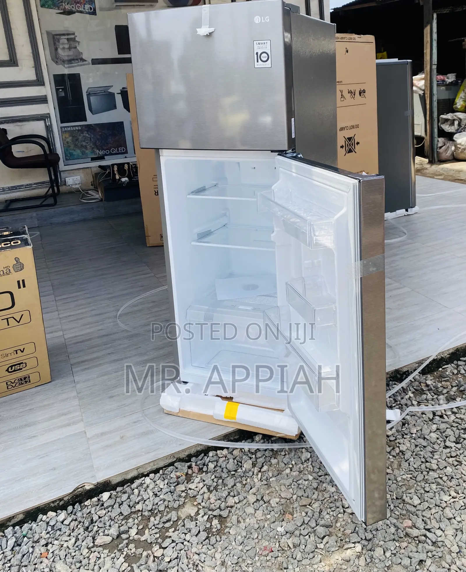 Newly in Stock LG GN-B202SQBB 2 Door Electric Fridge(Gray).