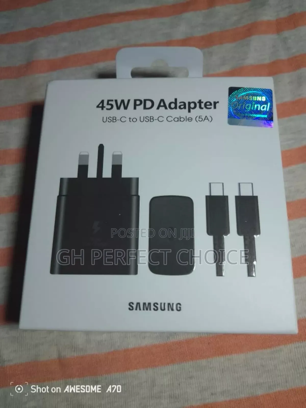 Robust Samsung Fast Charging Adapter With Type C Connector