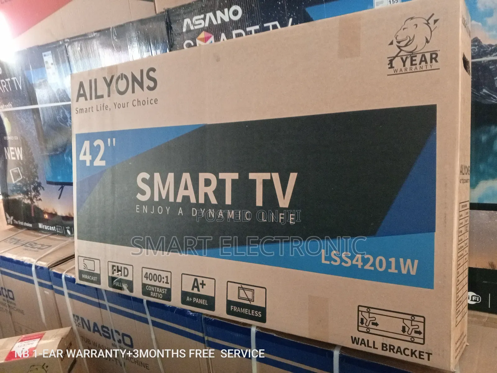 Super Quality Ailyons Television Television 42inches Smart
